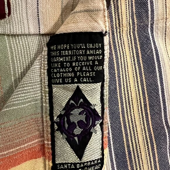 The Territory Ahead Men's Striped Short Sleeve Shirt, Southwest, M - Picture 5 of 8